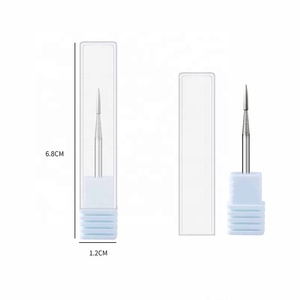 Quay Burr khoan phụ kiện Carbide lớp biểu bì sắc nét 3/32 "khoan bit cho móng tay làm móng tay tùy chỉnh <span class=keywords><strong>logo</strong></span> vonfram thép móng tay khoan bit - Product Image 4