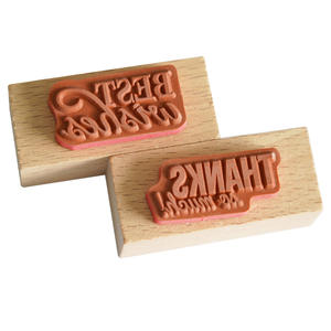 Высококачественные стационарные деревянные штампы школьные Офисные инструменты деревянные резиновые штампы чернильные штампы для DIY - Product Image 6