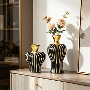 Vaso in Ceramica Bianca Minimalista <span class=keywords><strong>Moderno</strong></span>, Accessori Decorativi per Casa, <span class=keywords><strong>Soggiorno</strong></span>, Sala da Pranzo, Ufficio, Scrivania - Product Image 2