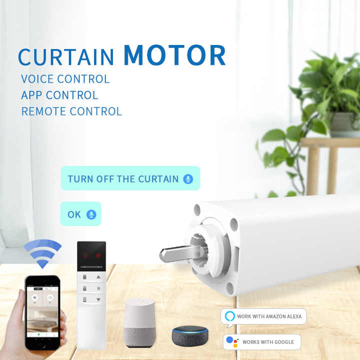 Less Than 40dB When Full Loading Quite Motor Motorized Drapery Curtain  Motorized Blind Window Electric Curtain Motor