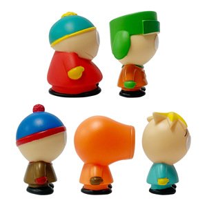 5 pezzi/set di cartoni animati del parco sud Creative bambole decorazioni per auto in Pvc Anime Action figure - Product Image 3