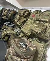 Sac à dos tactique de voyage haut de gamme 45L en tissu Cordura Nylon 1000D imperméable avec fermeture éclair, doublure et design camouflage tendance pour l'extérieur