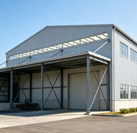 Structure en acier lourd pour entrepôt, bâtiment préfabriqué à ossature métallique industrielle, acier au carbone Q235B/Q355B SYLY