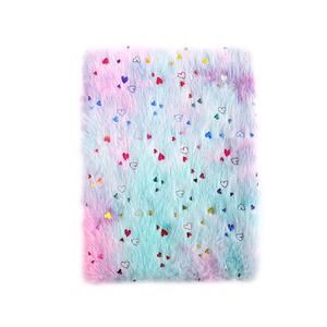 Cuaderno A5 de felpa con purpurina peluda con forma de Animal, cuaderno esponjoso, papelería para niños, cuaderno de felpa con estrellas para niños - Product Image 3