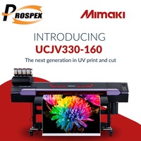 Nouvelle machine d'impression et de découpe UV originale Mimaki UCJV330-160, largeur 1610 mm, encre LUS170/LUS175, prête à être expédiée