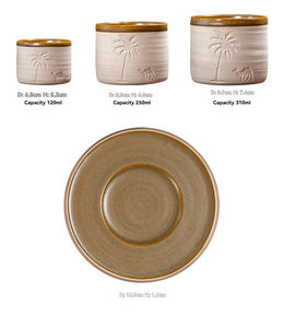 Tasse à café expresso en céramique rustique de style arabe du Moyen-Orient, tasse à eau créative en céramique souvenir avec chameau du désert - Product Image 6