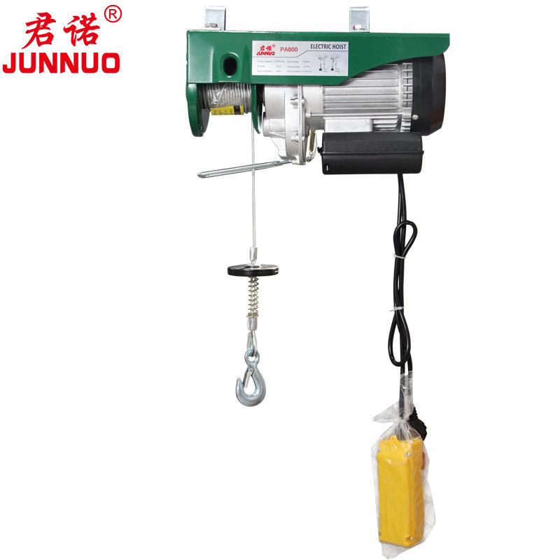 PA 1200 Mini Electric Wire Hoist with Trolley 1 Ton 10/5M/min Lift ...