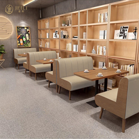 Source Vente Traiteur Commercial Stand Sièges Canapé Restaurant Meubles Table et Chaises Ensemble pour Café Projet