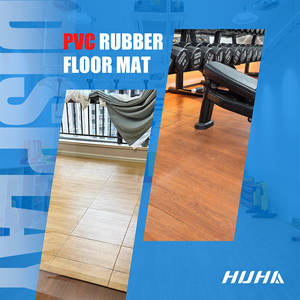 Baldosas de PVC para Gimnasio <span class=keywords><strong>HUHA</strong></span>, Superficie sin Juntas de Grado Profesional, Tapetes de Gimnasio de Alta Resistencia a la Carga - Product Image 6