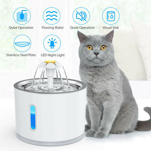 <span class=keywords><strong>Fontaine</strong></span> à <span class=keywords><strong>eau</strong></span> automatique pour animaux de compagnie en plastique écologique 2L pour chats et chiens avec filtre triple <span class=keywords><strong>action</strong></span> - Product Image 2