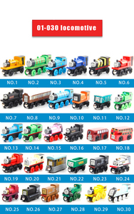 Populaire et très demandé : Ensembles de trains magnétiques miniatures pour enfants, jouets éducatifs Montessori pour bébés, avec voitures et rails, pour garçons et filles - Product Image 4