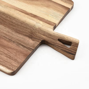 Planche à découper en bois de noyer avec poignée, bloc à découper rectangulaire, plateau de service pour la cuisine - Product Image 5