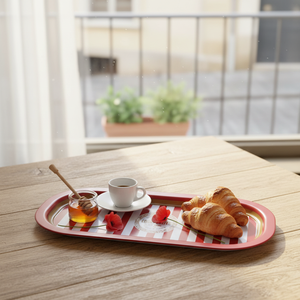Bandeja Rectangular de Metal Coquelicots Au Miel Collection-160x350mm - Product Image 3