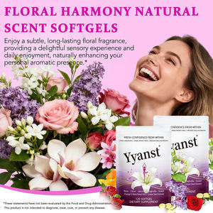 Aceite floral de marca privada de alta calidad que mantiene la sensación de frescura y promueve el control natural del olor en formato softgel. - Product Image 4