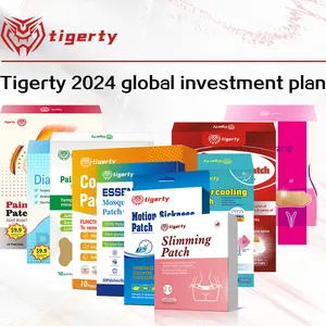 2024 глобальный план продвижения инвестиций Tigerty-депозит 29 долларов США-10 коробок с образцами патчей-будь дистрибьютором опыта