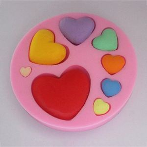 Molde de Silicona Personalizado al por Mayor con Forma de Corazón para Fondant, Chocolate, Caramelos y Decoración de Pasteles - Product Image 5