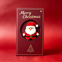 Cartes de vœux personnalisées Fenghetong en feuille d'or pour enfants, cartes cadeaux de Noël de luxe en gros pour les meilleurs vœux de saison