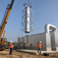 Menara Deodorisasi Filter Trickling Biologis FRP Khusus untuk Pembangkit Listrik Pembakaran Sampah 2000-100000 m3/jam Pengendalian Bau