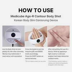 MEDICUBE AGE-R Contour Body Shot 140g Beauty Instrument Face & Neck Lifting <b>Massager</b> with EU Plug for Home Use Hot Selling - Product Image 5