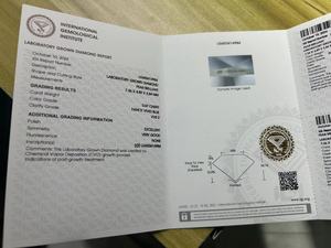 Bán Buôn 0.67ct Hình Dạng Quả Lê Fancy Vivid Màu Xanh IGI Chứng Nhận Vvs Rõ Ràng Cvd Phòng Thí Nghiệm Grown Loose Kim Cương Đồ Trang Sức - Product Image 2