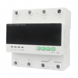 Interruptor de transferencia automática, fuente de alimentación de tres vías, 5 pantallas ATS, sobretensión y subtensión ajustables, con retroalimentación de señal - Product Image 2