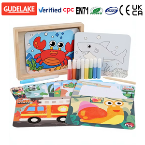 Pizarra de <span class=keywords><strong>Dibujo</strong></span> Multifuncional de Madera para Niños, con Arena de Colores, para Niños y Niñas de 4 a 6 Años, Juguete Educativo - Product Image 1