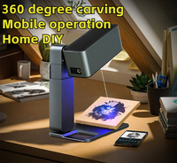 Machine de gravure laser Z3 5W de haute qualité, pliable, portable, bonne compression, pour papier, bois, plastique