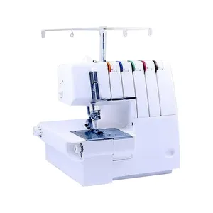 Aguja de 5 hilos para máquina de coser doméstica, cubierta de Overlock, puntada