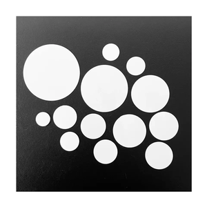 0.45mm Tailles personnalisées 20mm 25mm 50mm Blanc brillant Sublimation Cercle Blanks Parfait pour PHONE GRIPS <span class=keywords><strong>Lot</strong></span> - Product Image 5
