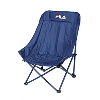 Chaise lune à dossier haut, pliable, légère et portable pour l'extérieur, le camping, la pêche, les loisirs et les pique-niques, sans assemblage, vente en gros disponible
