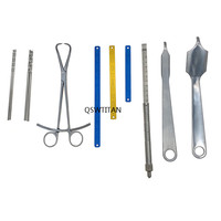 Kit d'instruments pour membres inférieurs, ensemble d'instruments pour grands fragments osseux pour la chirurgie traumatique, instruments orthopédiques