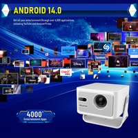 Projecteur intelligent portable 2026 HY320 MAX 1080P Android 14 Wifi 400 ANSI pour jeux vidéo, mini-projecteur vidéo 4K HY320
