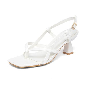Sandales à talons hauts, adaptées aux styles européens et américains. Chaussures pour femmes, chaussures simples, vente en gros d'usine. - Product Image 5