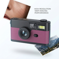 Appareil photo numérique de style rétro, 13MP, 1080P, caméra de vlogging, anti-vibrations, écran sans écran tactile, appareil photo numérique pour adultes et enfants