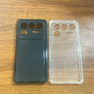 Custodia per cellulare morbida trasparente nera lucida per <span class=keywords><strong>Smartphone</strong></span> IIIF150 Raptor 5G - Product Image 5