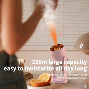 Nouveau Crack 280ML Volcano Voiture Humidificateur Usb Mini Maison Chambre Calme Pulvérisation Brume Humidificateur avec Couleur Veilleuse - Product Image 6
