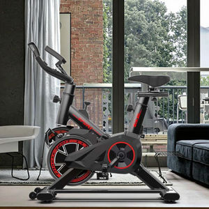 Yüksek Kaliteli Çelik Katlanabilir Taşınabilir Spin Bisikleti LCD Ekranlı Ayarlanabilir Dirençli Çevre Dostu Tasarım Kayışlı Sürücü 80kg Egzersiz - Product Image 5