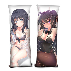 Чехол для подушки-игрушки (боди-пиллоу) 50x160 см с HD-печатью, аниме-дизайн, из мягкого полиэстерового плюша, для любителей аниме и косплея - Product Image 2