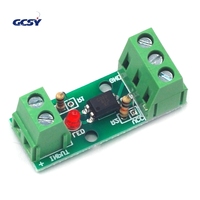 Módulo de Aislamiento Optoacoplado de 1 Canal PC817 EL817 3V-5V 12V 24V, Aislador Fotoeléctrico con Soporte de Riel para PLC, Motor y Placa de Control