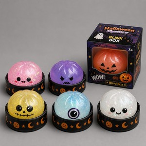 Pelota Antiestrés de Calabaza y Fantasma de Halloween Colorida, Juguete Sensorial Blandito para Apretar, Recuerdo de Fiesta, Venta al por Mayor - Product Image 1
