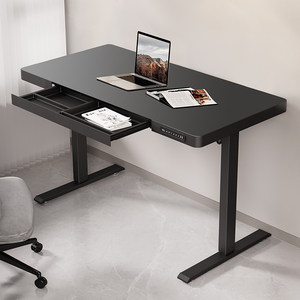 Table de bureau électrique en bois massif, ergonomique, durable, avec fonction automatique, design minimaliste, bureau intelligent pour l'étude - Product Image 2