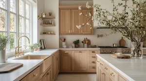 Gabinete de Cocina Clásico de Madera Maciza de Alta Gama 2024, Gabinete de Cocina Modular Personalizado de Estilo Shaker de Lujo - Product Image 3