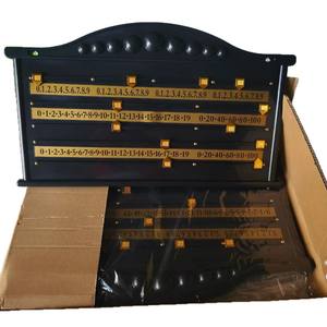 Soporte de pared para tacos de billar, 6 orificios, plástico PP, sin perforaciones, rectangular pulido, para almacenamiento de tacos de billar - Product Image 5