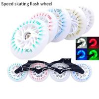 Roues de skateboard en ligne professionnelles Sunisif CT-2 OEM/ODM à rebond rapide en PU, 90-125 mm, pour le roller de vitesse