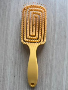 Pork Rib Comb Hollow Out Fluffy Anti slip Handle - Product Image 4