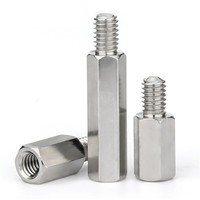 M2 M3 M4 M5 M6 M7 M8 M10 entretoise filetée mâle femelle zinguée en aluminium galvanisé hexagone pcb cylindre entretoises hexagonales