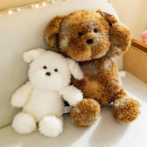 Boneka anjing lucu, mainan boneka anak tidur menenangkan, lempar bantal hadiah - Product Image 4