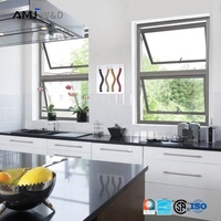 Fenêtre à battant extérieure en aluminium avec verre trempé pour usage extérieur – Prix Philippines