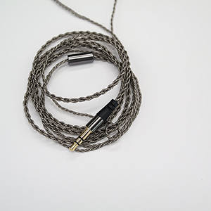 Nueva llegada 6N plateado MP3 <span class=keywords><strong>cable</strong></span> para <span class=keywords><strong>Audio</strong></span>-Technica IM01/IM02/IM03/IM04/IM50/ IM70 - Product Image 3