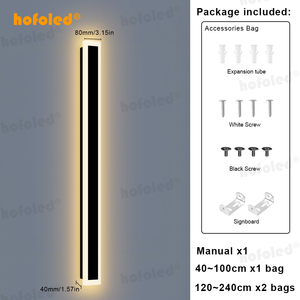 Aplique de Pared Acrílico Hofoled 110V 220V para Exteriores, Lámpara de Interior para Dormitorio y Jardín, Luz de Pared <span class=keywords><strong>Solar</strong></span>/Luz de Pared LED/Lámpara de Pared LED - Product Image 5